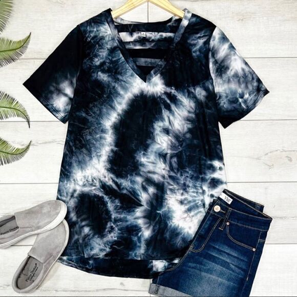 Tie dye ladder neck top - Picture 1 of 1